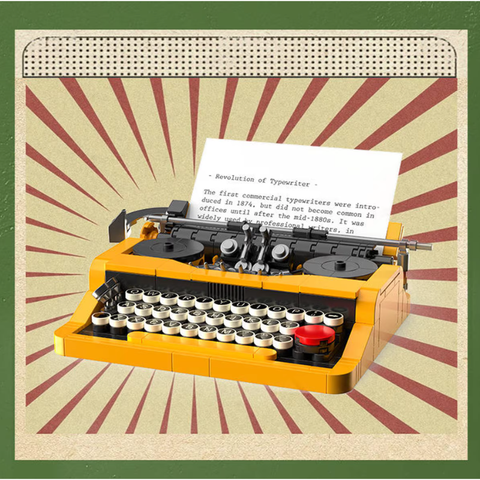 Bloque de Construcción Typewriter Madnesstoys