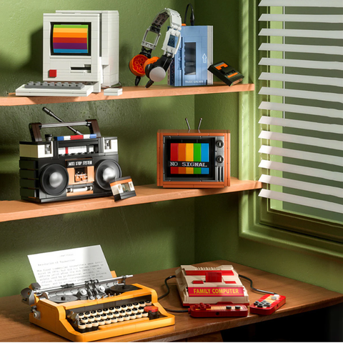 Bloque de Construcción Portable Cassette Player Madnesstoys