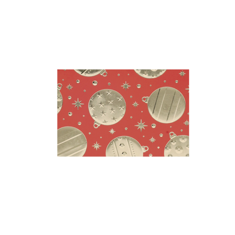 Bolsa de regalo pompones navidad M