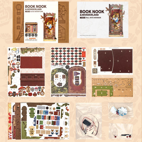Book Nook DIY Fall Into Wonder Rolife