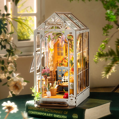 Book Nook DIY Flower House Rolife