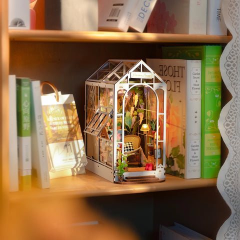 Book Nook DIY Flower House Rolife