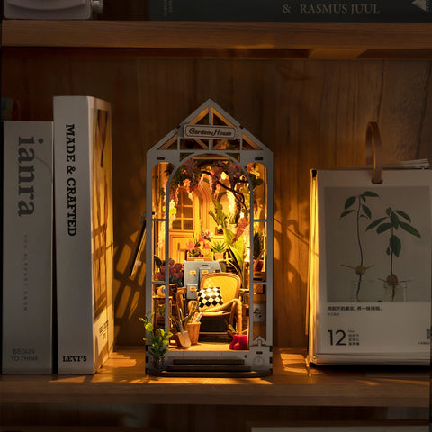 Book Nook DIY Flower House Rolife