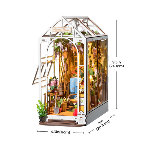 Book Nook DIY Flower House Rolife