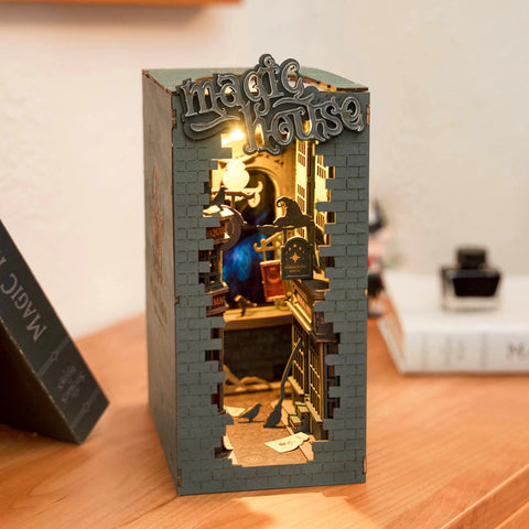 Book Nook DIY Magic House Rolife