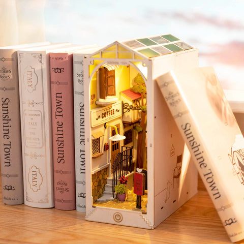 Book Nook DIY Sunshine Town Rolife