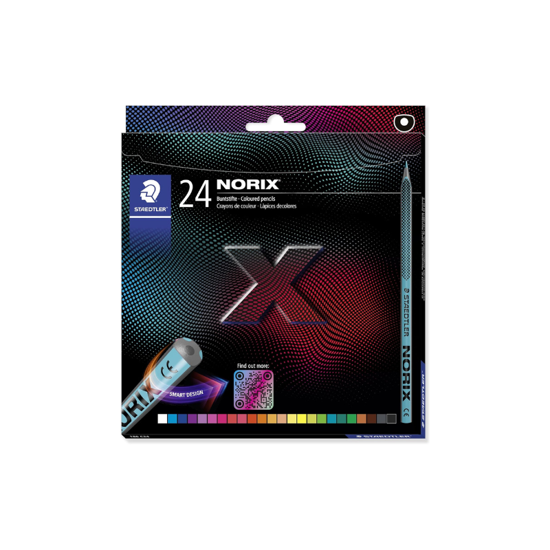 Caja de 24 lápices de colores Norix Staedtler – ecta·3 | espai creatiu