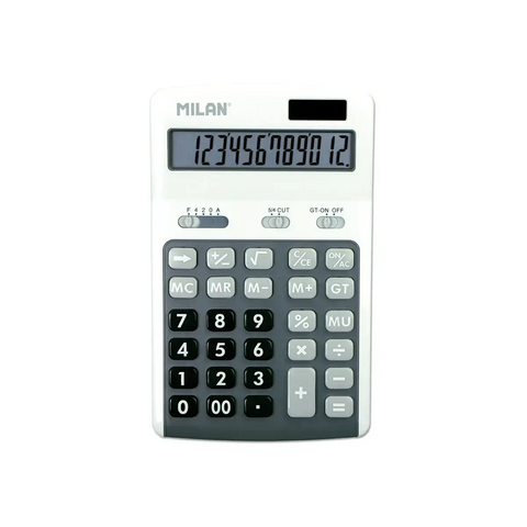 Calculadora Gris 12 dígitos MILAN