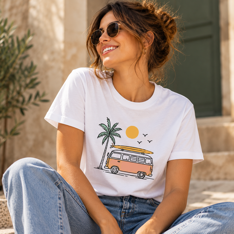 Camiseta con estampación a todo color - doble cara