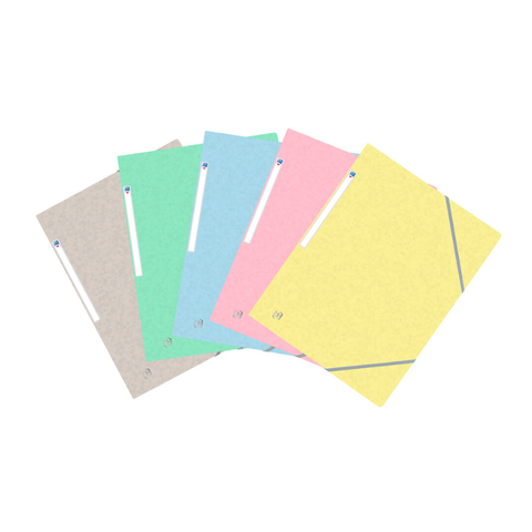 Carpeta de Gomas con Solapa Top File+ Colores Pastel