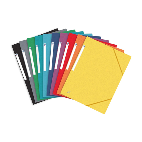 Carpeta de Gomas con Solapa Top File+ Colores Vivos