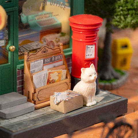 Casa en Miniatura Book Nook DIY - Post Office Rolife