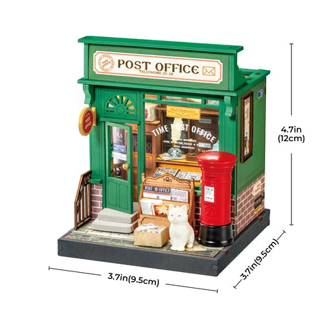 Casa en Miniatura Book Nook DIY - Post Office Rolife