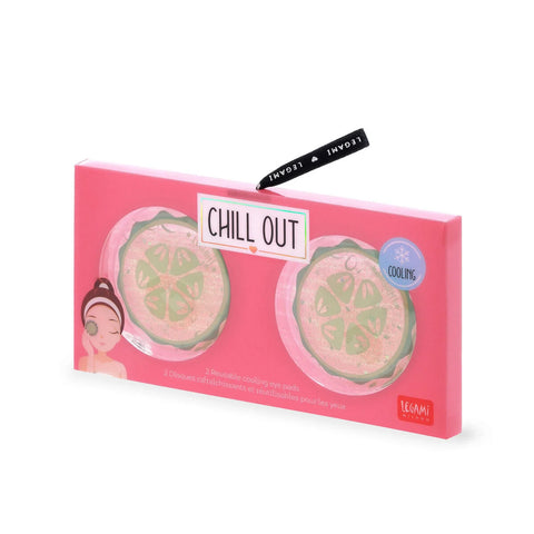 Discos Refrescantes Reutilizables para Ojos Cucumber Legami