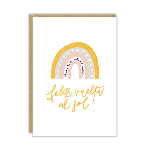 Postal Feliz vuelta al sol!