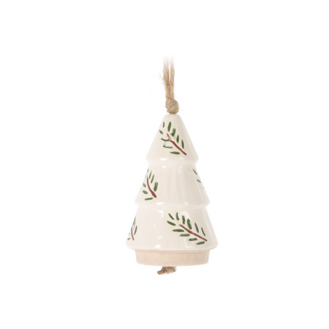 Colgante de porcelana en forma de árbol
