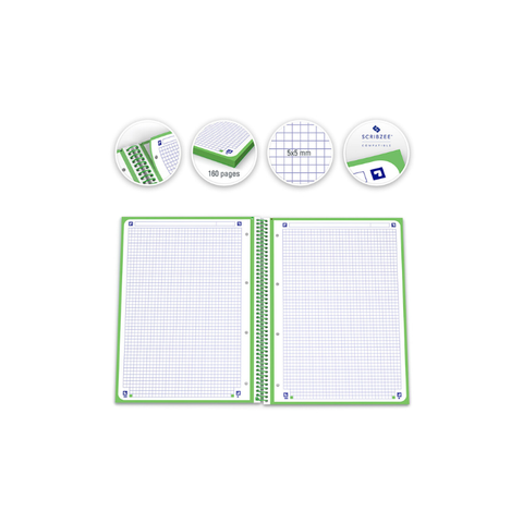 Europeanbook 1 Tapa Extradura A4+ 80H 5x5