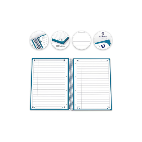 Europeanbook 1 Tapa Extradura A4+ 80H Horizontal