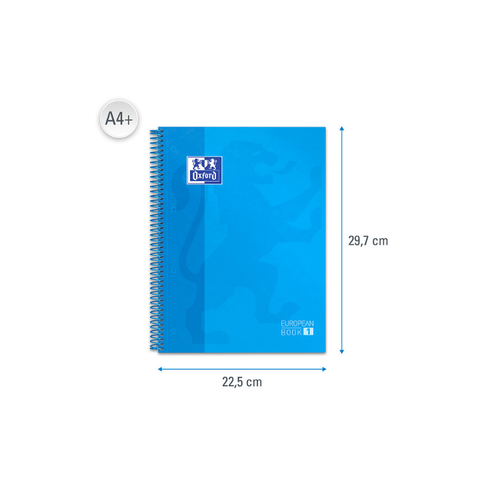 Europeanbook 1 Tapa Extradura A4+ 80H 5x5