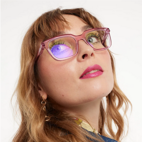 Gafas de Lectura Holly Glossy Blush Barner