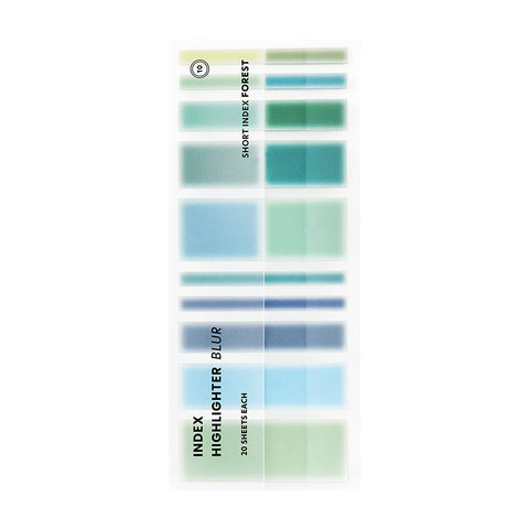 Marcadores Adhesivos Index Short Highlighter - Blur Forest ICONIC