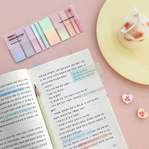 Marcadores Adhesivos Index Long Highlighter - Spring