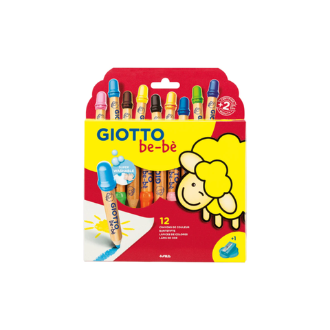 Lápices Giotto Be-Bè Súper más Sacapuntas