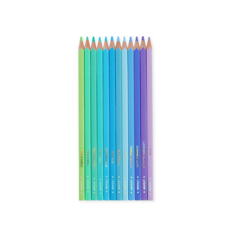 Set de 12 Lápices de Colores Ocean Palette - Live Colourfully Legami
