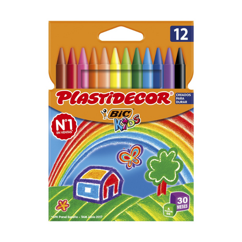 Plastidecor Bic Kids 12 uds