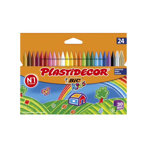 Plastidecor Bic Kids 24 uds