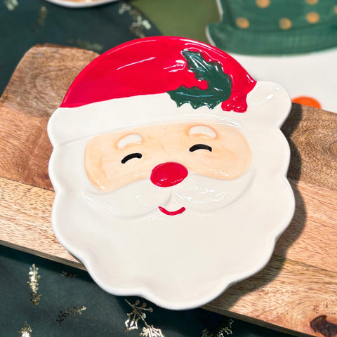 Platos Navidadeños de Cerámica