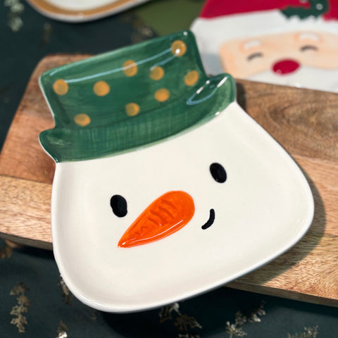 Platos Navidadeños de Cerámica