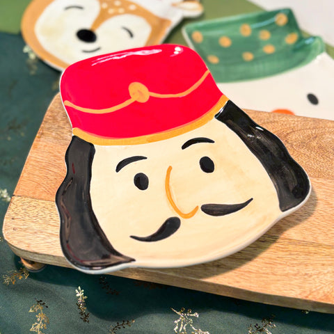 Platos Navidadeños de Cerámica