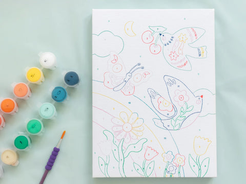 Kit pintar por números – Petit Pinceau Kids