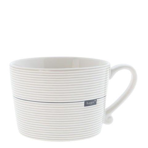 Taza Stripes Happy Bastion Collections