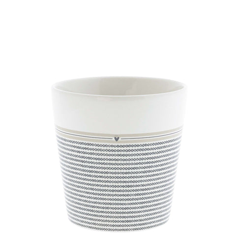 Taza Stripes Little Heart Bastion Collections