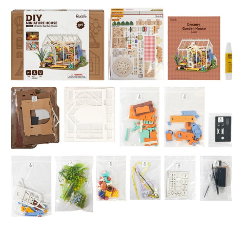 Casa en Miniatura Book Nook DIY - Dreamy Garden House Rolife