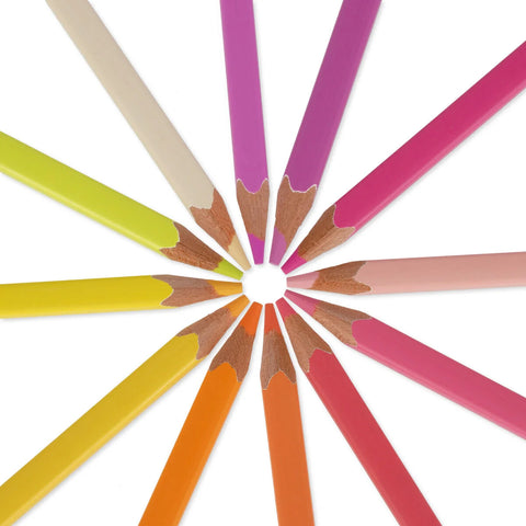 Set de 12 Lápices de Colores Sunset Palette - Live Colourfully Legami