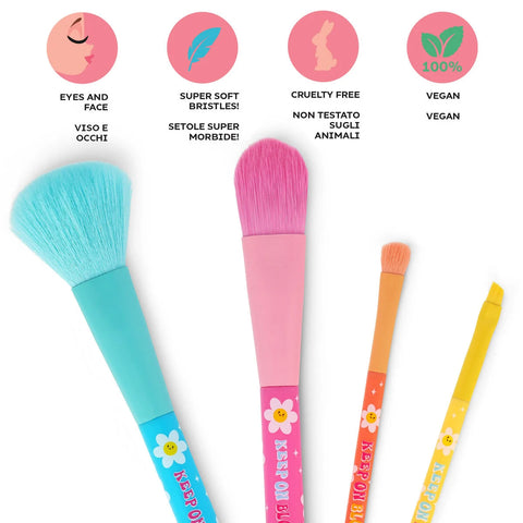 Set de 4 Pinceles de Maquillaje Daisy Legami