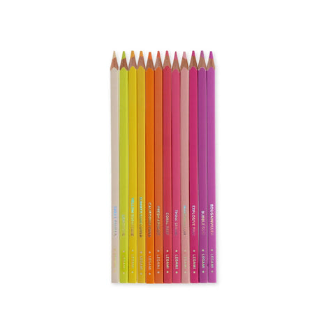 Set de 12 Lápices de Colores Sunset Palette - Live Colourfully Legami