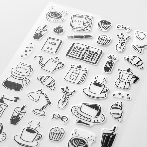 Sticker 2641 Two Sheets Monotone Café