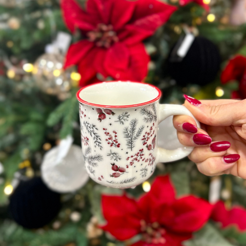Taza porcelana Mundo Navidad 200 ml