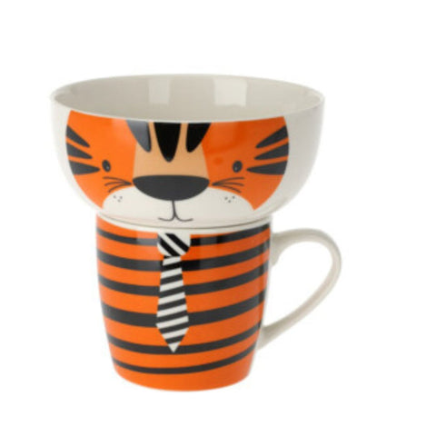 Set de Taza y Bowl a juego animales