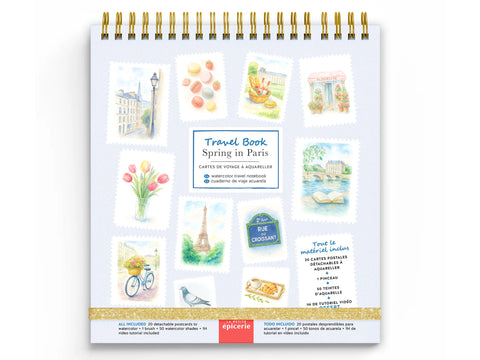Cuadernos de Viaje de Acuarela - Spring in Paris