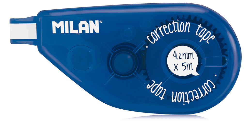 Blíster 2 recambios cinta correctora con pulsador 5 mm x 6 m serie Acid •  MILAN