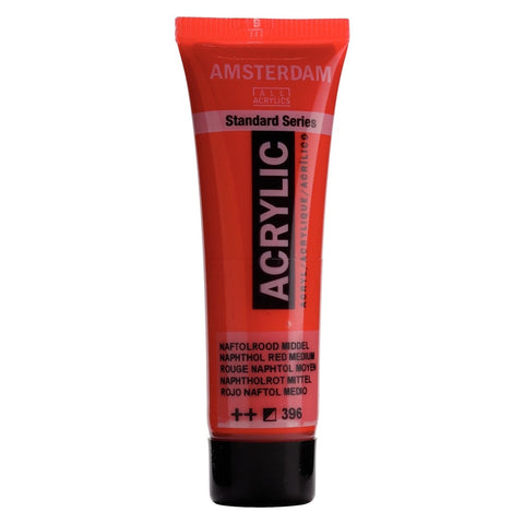 Pintura Acrílica Amsterdam Rojo Naftol Medio