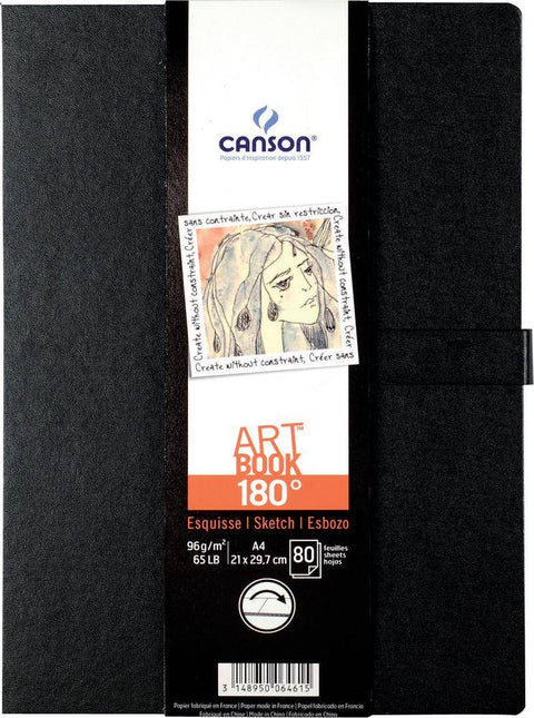 Cuaderno A4 80 hojas Canson 180º Fino 96 gramos