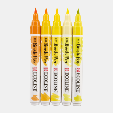 Rotuladores Ecoline Brush Pen Set 5 Colores Earth