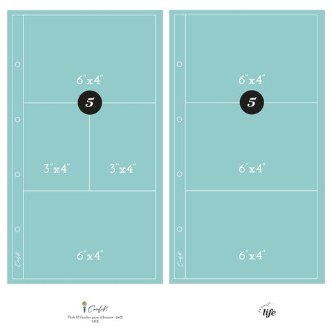 Fundas para álbumes de 6"x12" Mix