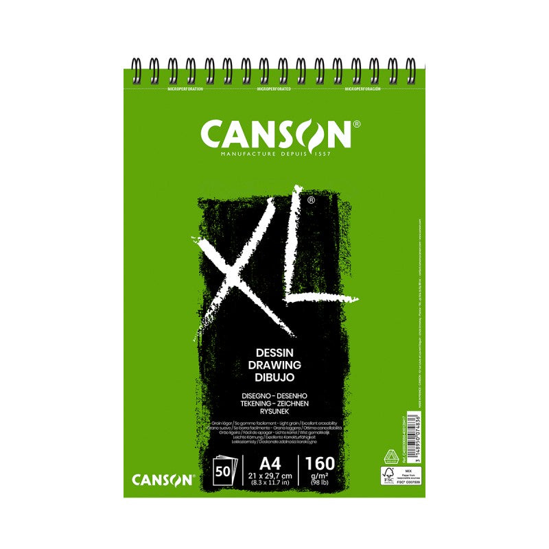 Cartulina Canson Line - 12 Colores Surtidos - 150 gr/m2 - Formato A3